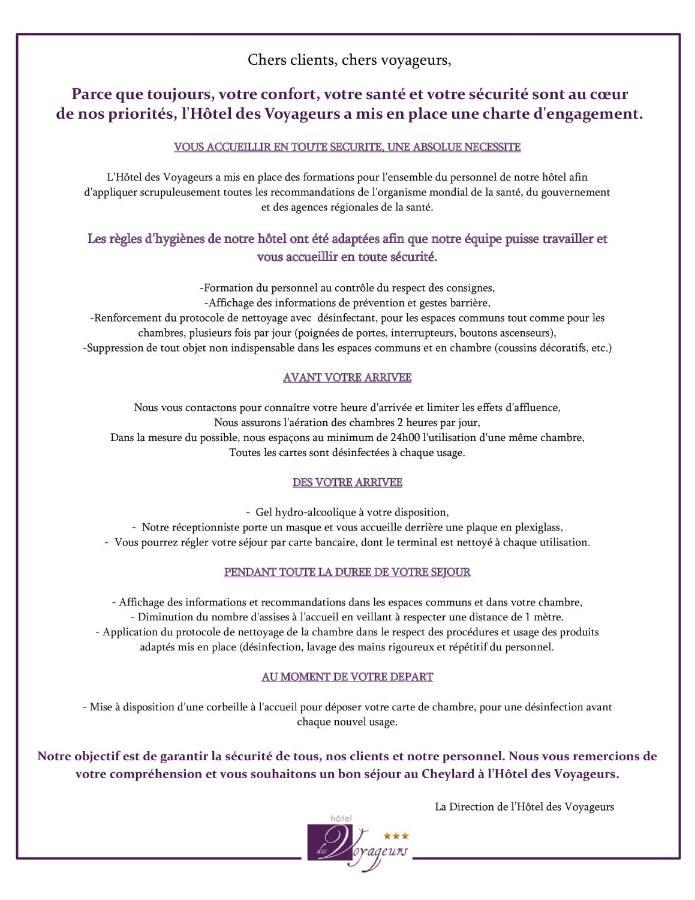 Hotel-Restaurant Des Voyageurs Le Cheylard Екстер'єр фото
